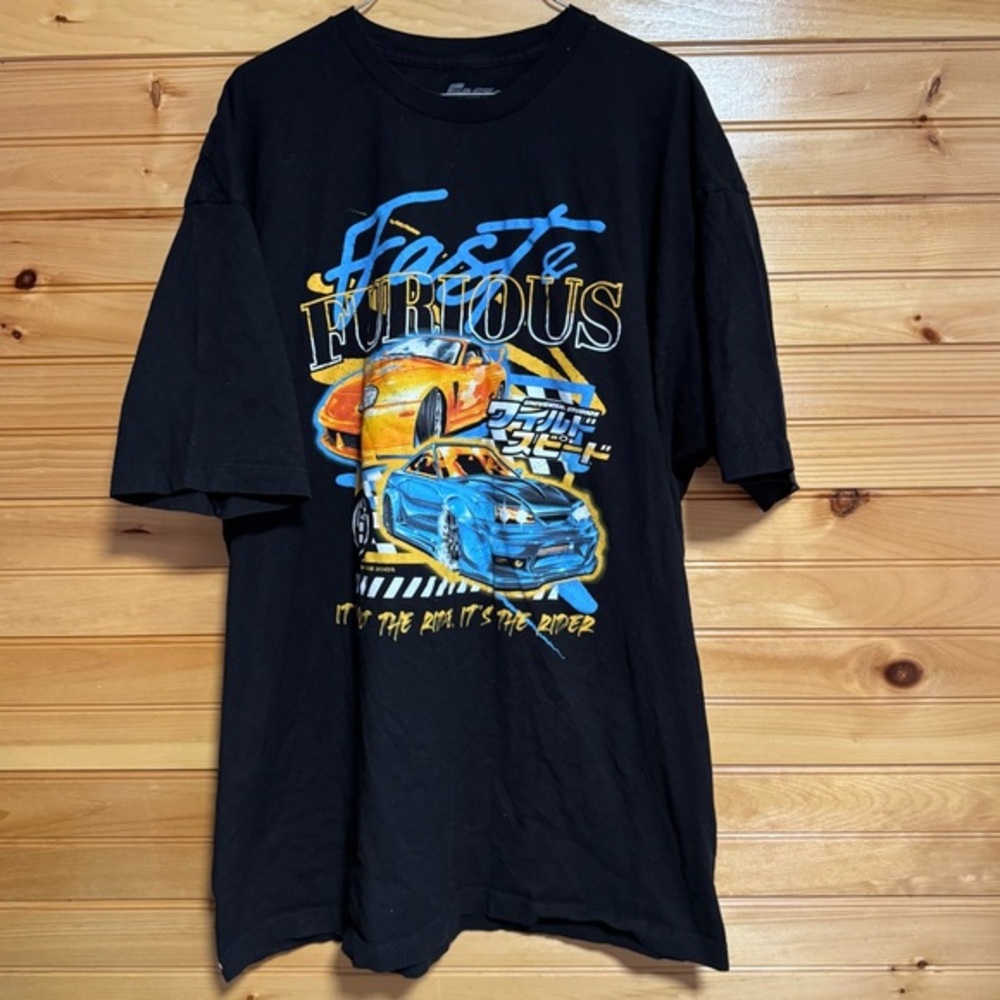 Fast & Furious Universal Studios Black Graphic T-Shirt 3XL